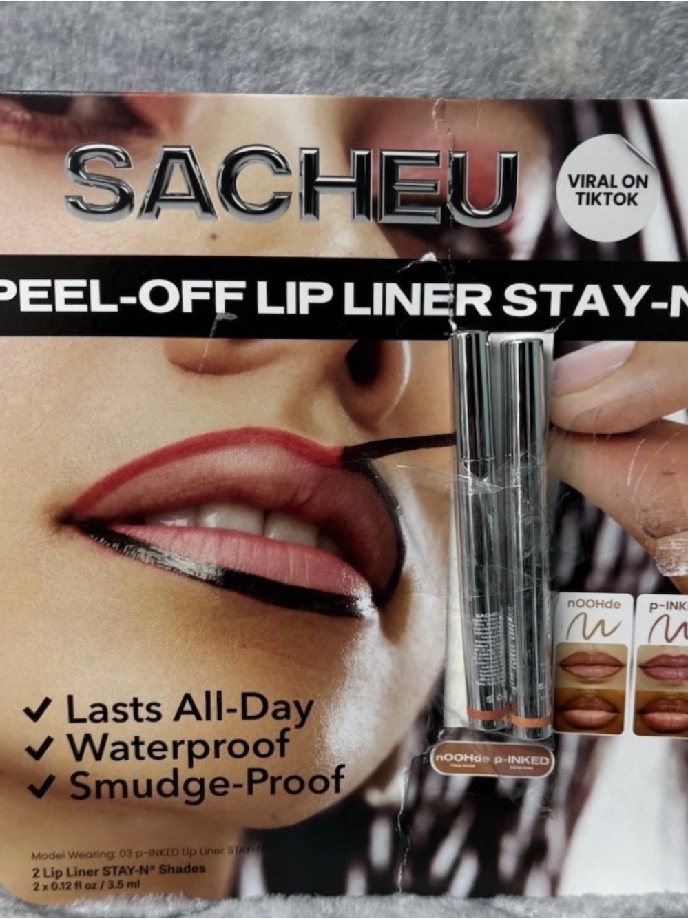 SACHEU Peel-Off Lip Liner — Pink / Nude Shade
